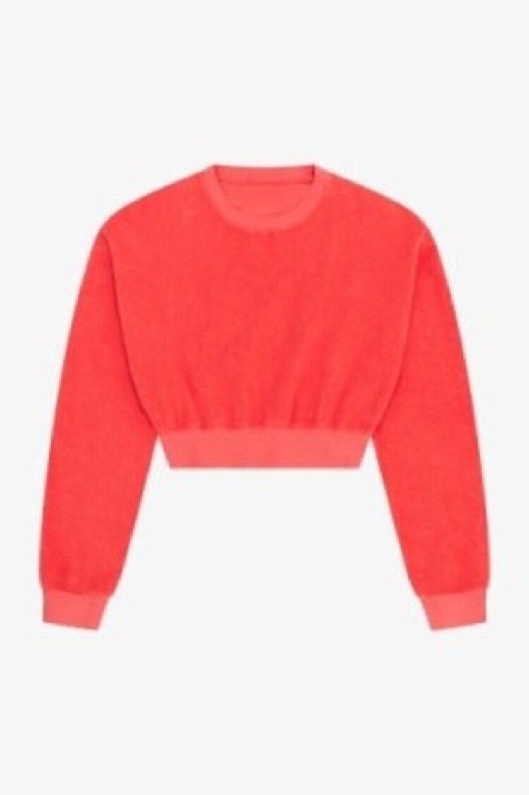 Tenly Watermelon Terry Cloth Sweatshirt