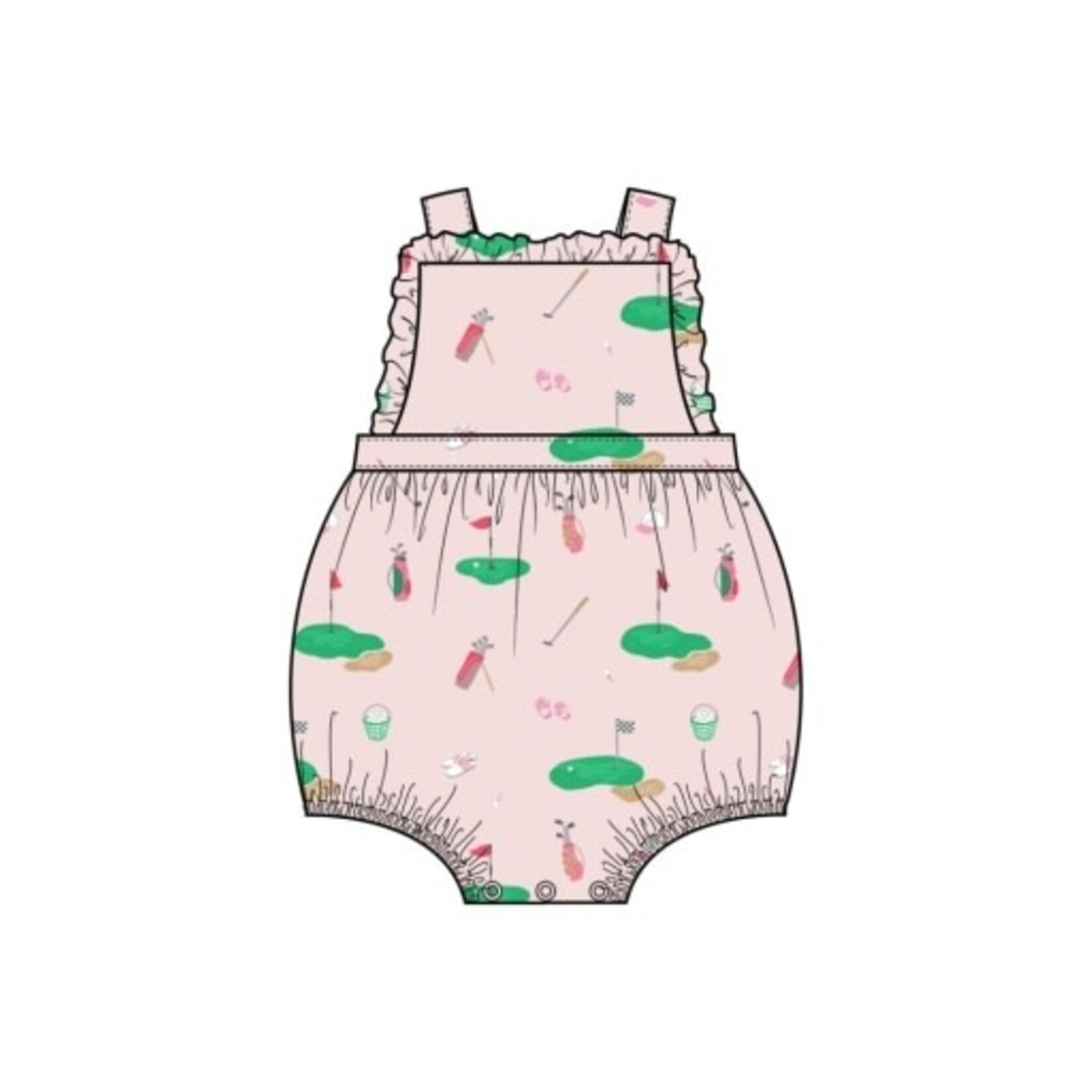 Angel Dear Golf Things Pink Ruffle Bubble