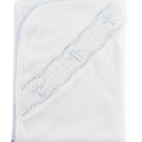 Baby Threads Smocked Cross Blanket