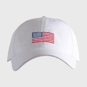 Harding Lane Needlepoint Baseball Hat-White Flag