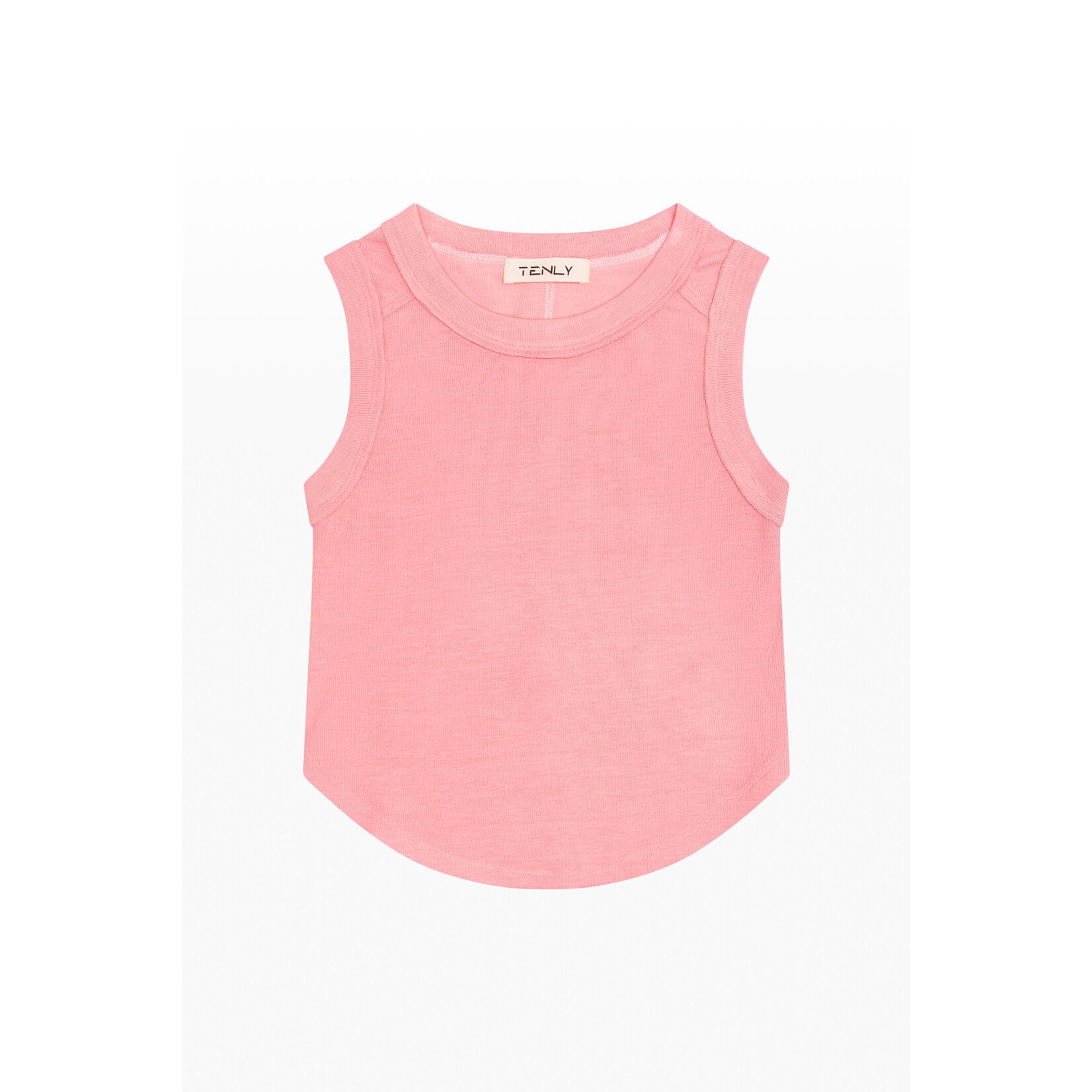 Tenly Ballet Pink Ribbed Tank