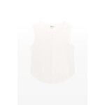 Tenly Ecru Ribbed Tank