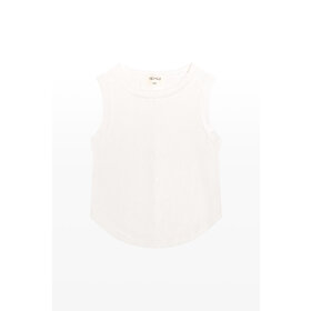 Tenly Ecru Ribbed Tank