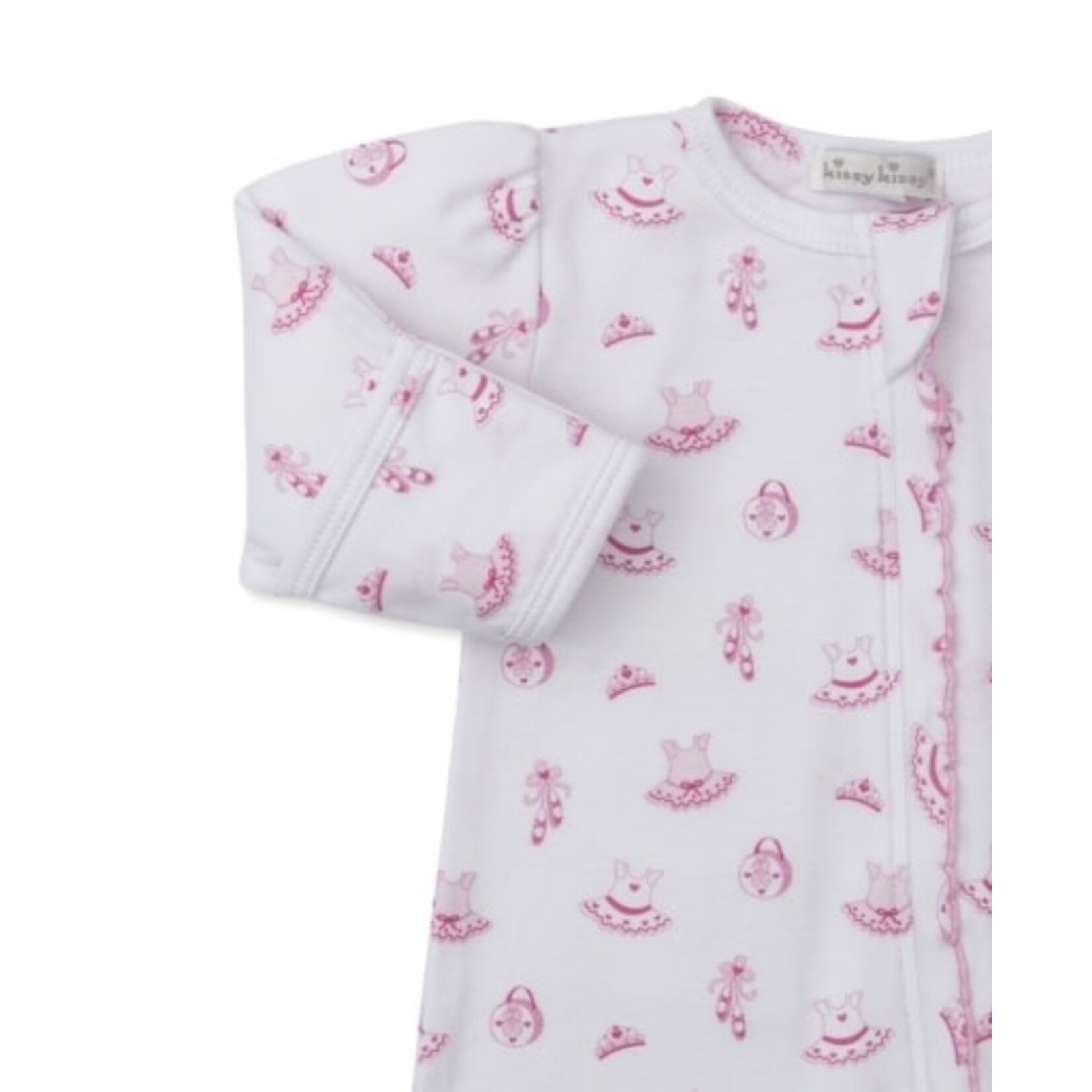 Kissy Kissy footie w/ zip prt