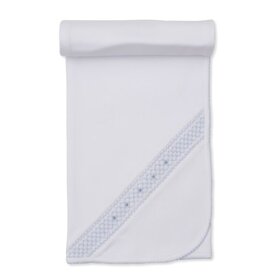 Kissy Kissy Smocked Dot Blanket