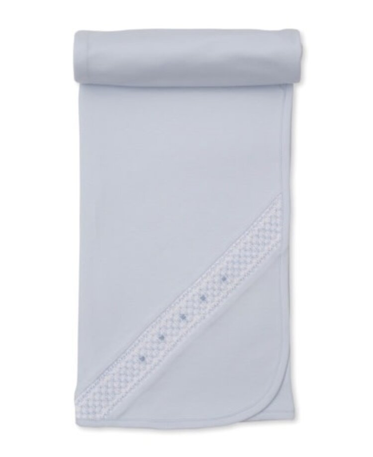 Kissy Kissy Smocked Dot Blanket