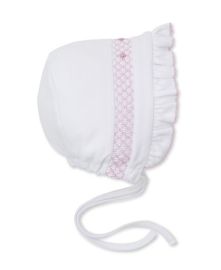 Kissy Kissy Floral Smocked Bonnet