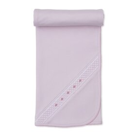 Kissy Kissy Floral Smocked Blanket