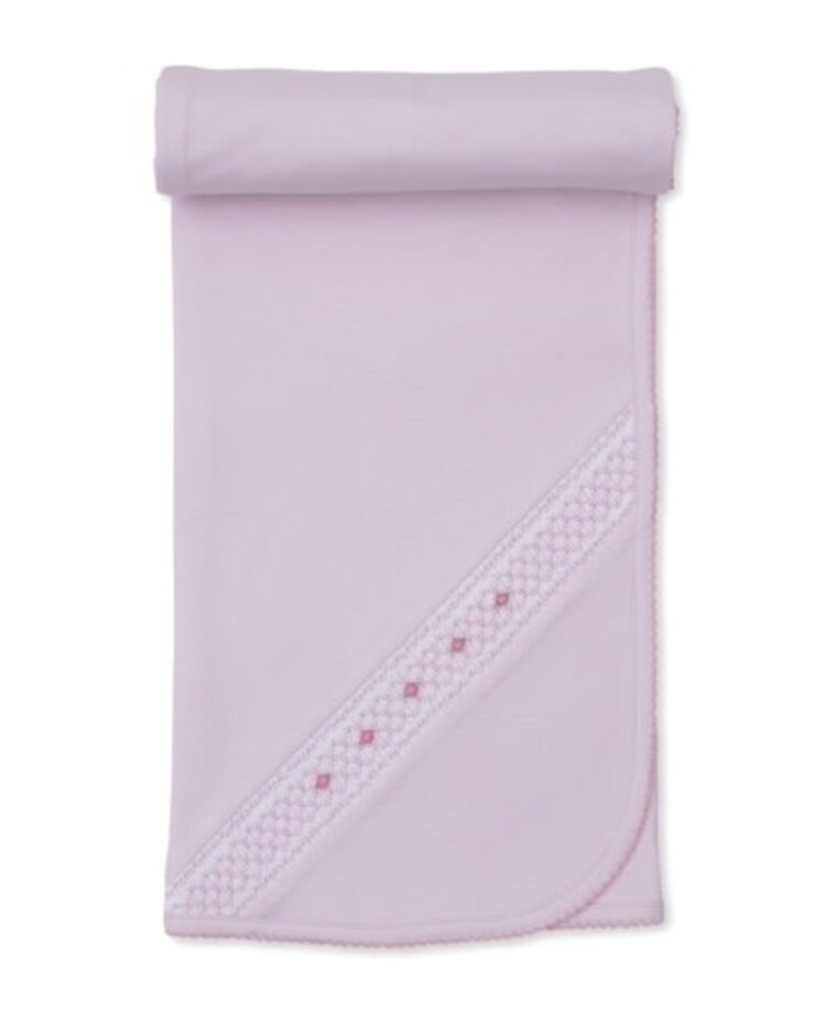 Kissy Kissy Floral Smocked Blanket