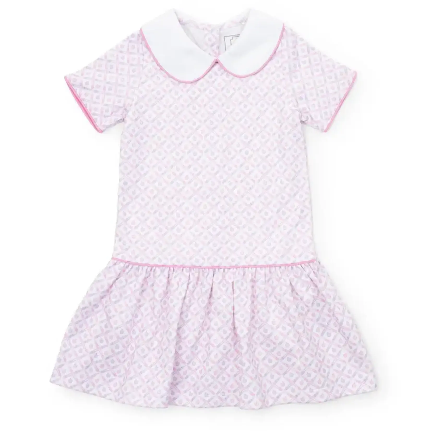 Lila + Hayes Pink School Plaid Libby Dress