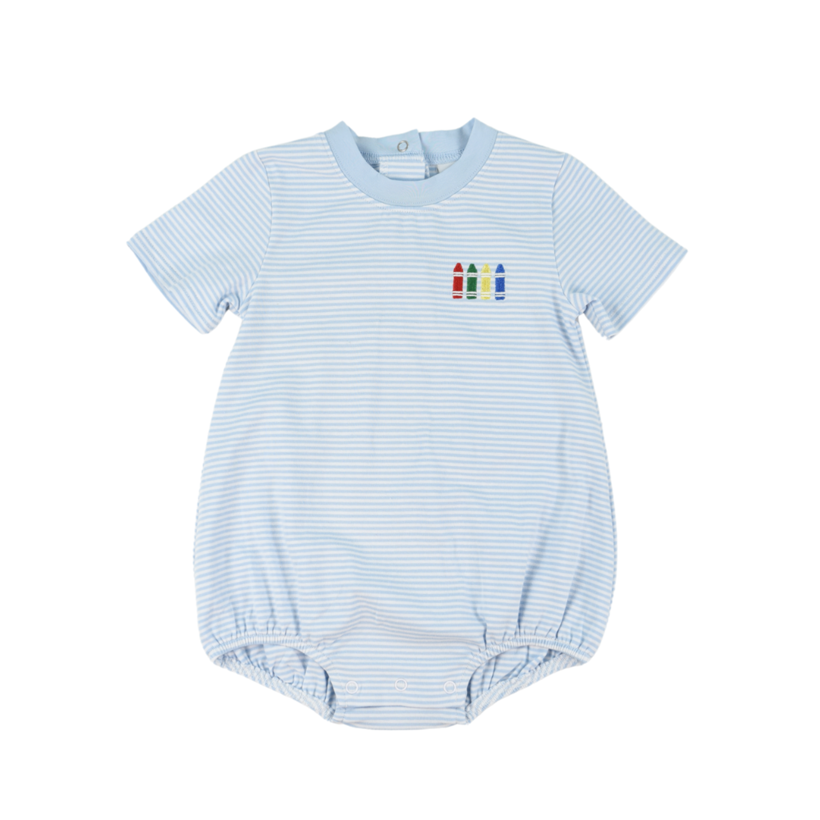 Cypress Row Blue Stripe Color My World Bubble