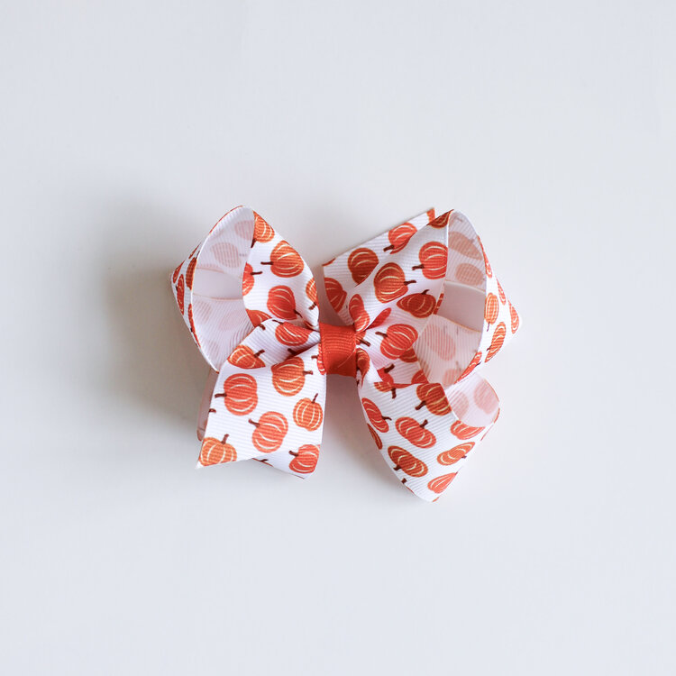 Wee Ones Harvest Print Bow