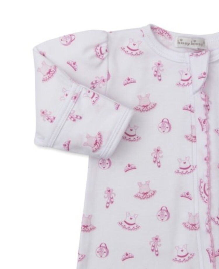 Kissy Kissy footie w/ zip prt