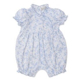 Kissy Kissy Blue Old English Roses Playsuit