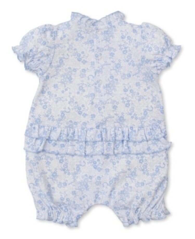Kissy Kissy Blue Old English Roses Playsuit