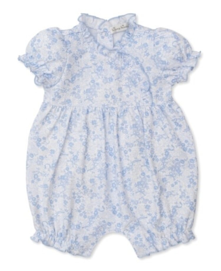 Kissy Kissy Blue Old English Roses Playsuit