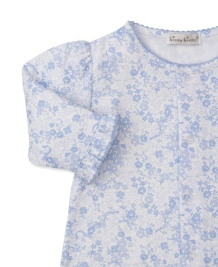 Kissy Kissy Blue Old English Roses Conv Gown