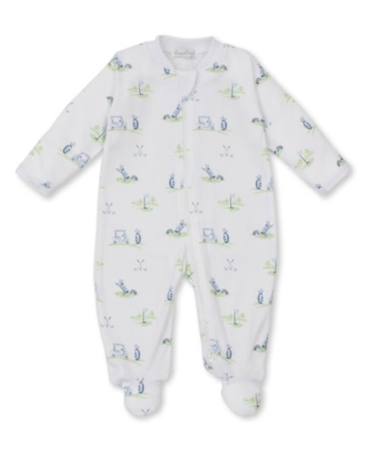 Kissy Kissy Fairway Four Bl Zip Footie