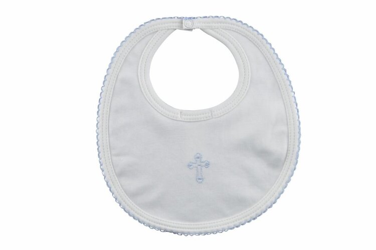 Baby Threads Cross Bib