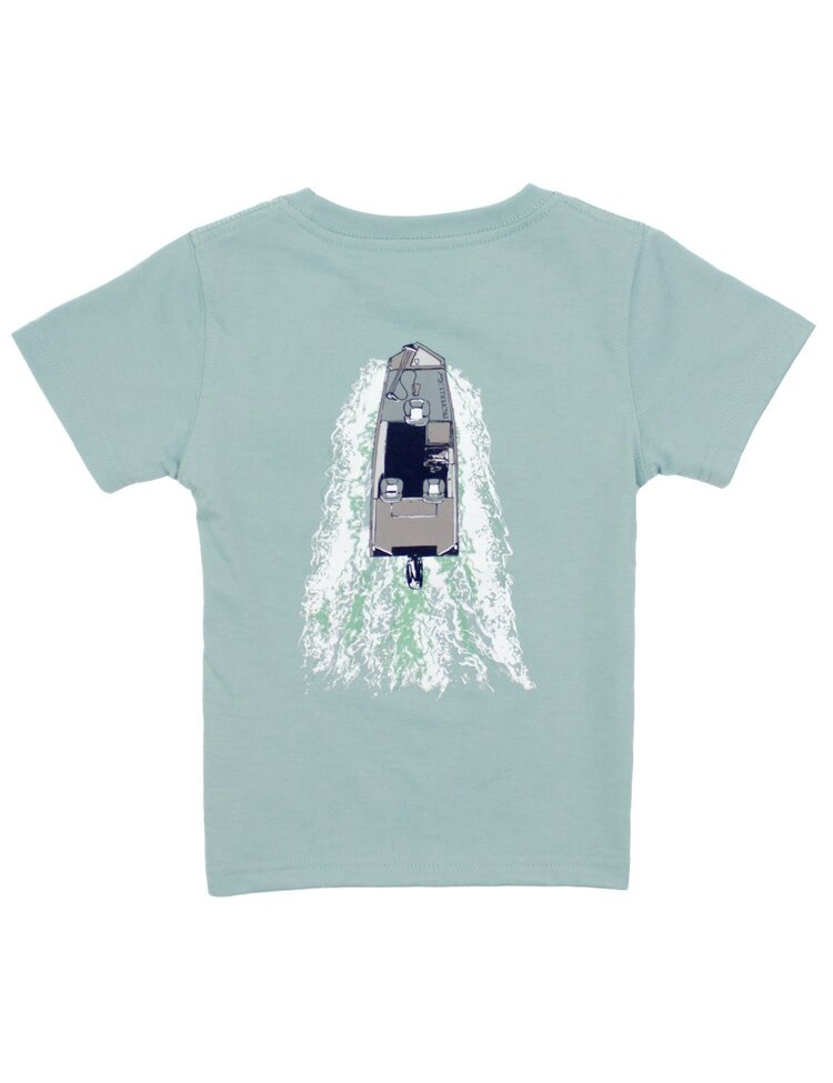 Properly Tied On The Water SS Marine Mist Shirt