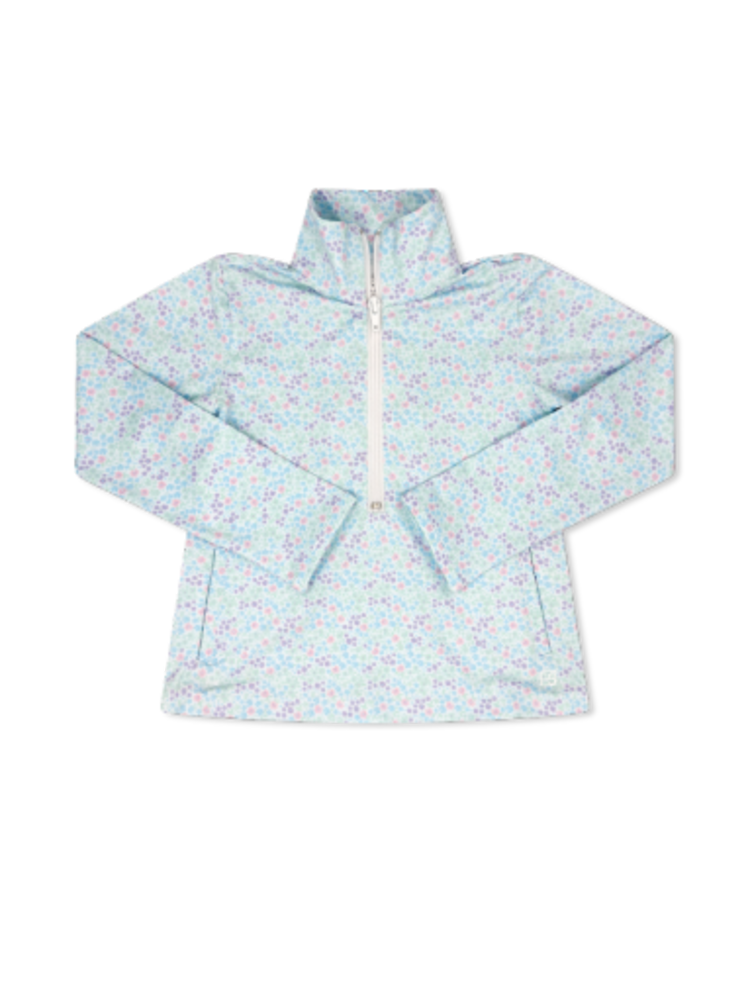 Set Athleisure Frosted Floral Heather Half Zip