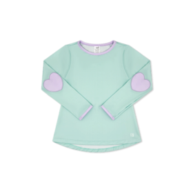 Set Athleisure Mint Purple Kylie LS Tee