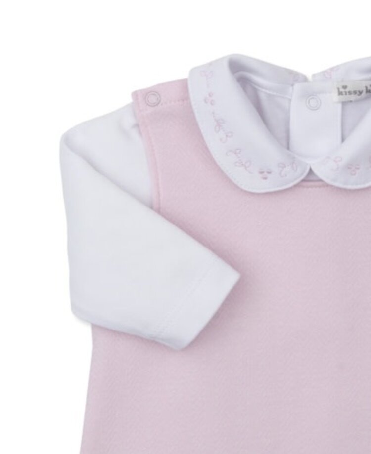 Kissy Kissy jacquard overall set mix