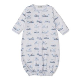 Kissy Kissy Blue Railroad Conv Gown