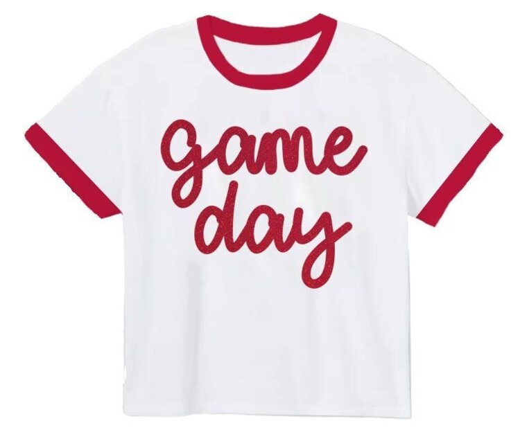 Azarhia Tinsel Game Day Boxy T-shirt