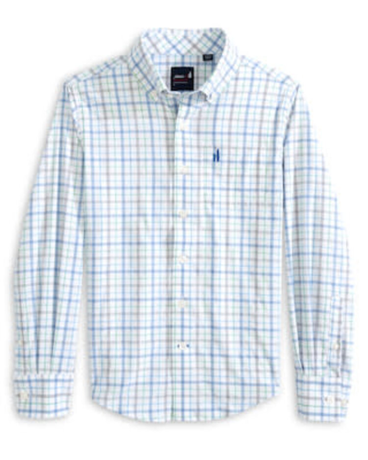 Johnnie-O Maarten Navy Button Down