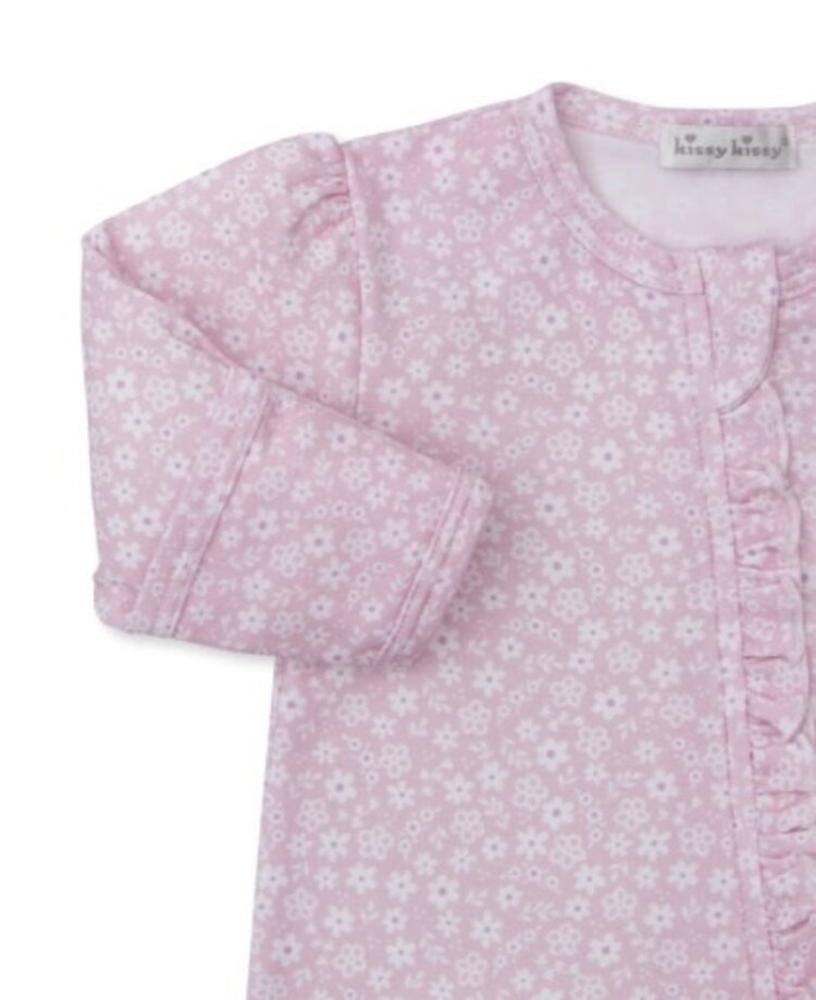 Kissy Kissy footie w/ zip prt