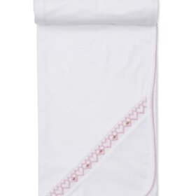 Kissy Kissy Smocked Floral Blanket
