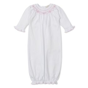 Kissy Kissy Smocked Floral Ruff Sack