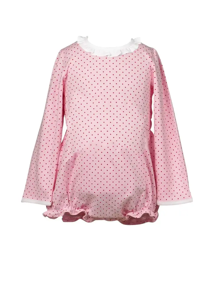 Proper Peony Pink W/ Red Dots Bubble