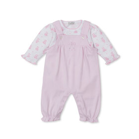 Kissy Kissy Pink Teddy Bear Time Overall Set