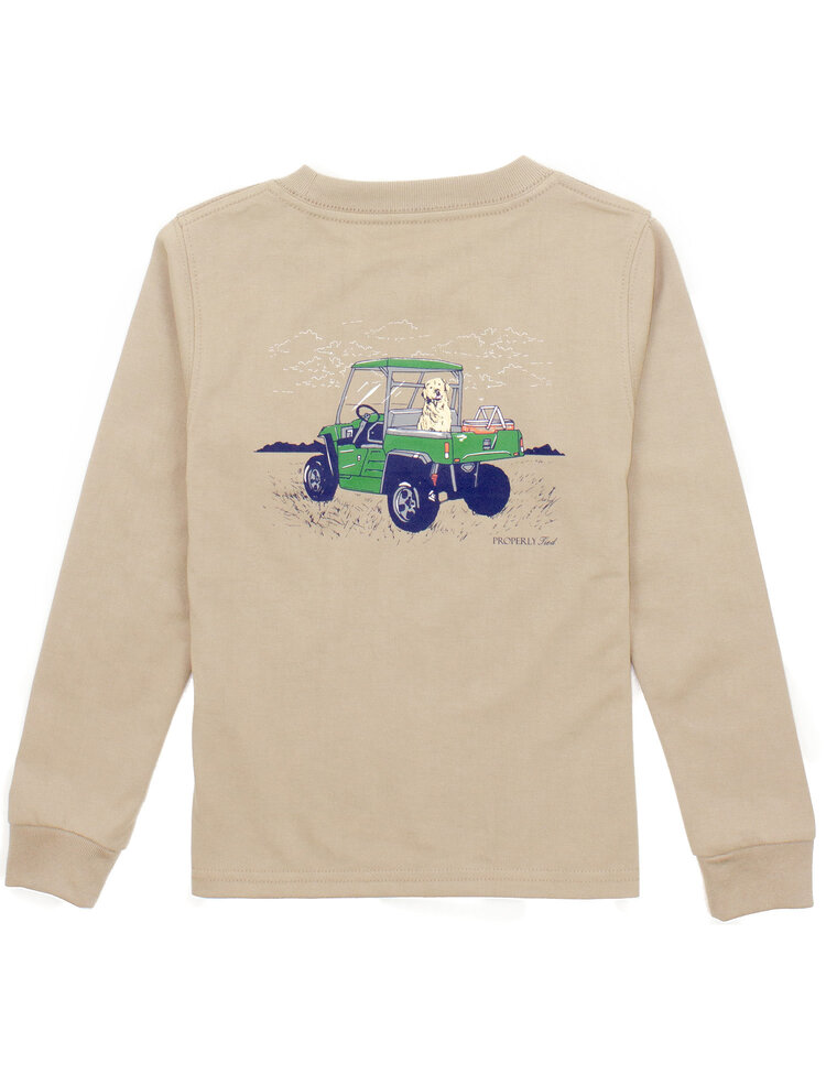 Properly Tied Sand Side By Side LS Shirt