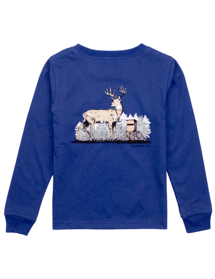 Properly Tied River Blue Deer Season LS Shirt