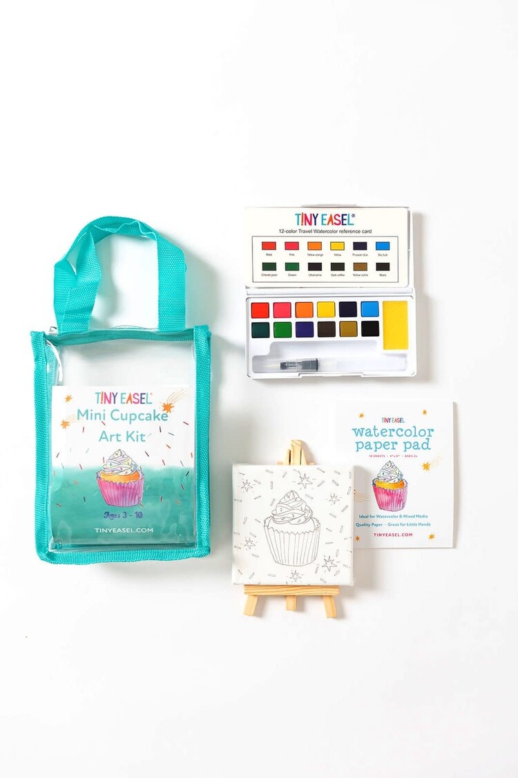 Tiny Easel Mini Cupcake Art Kit
