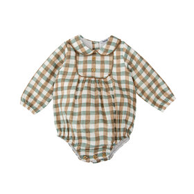 Babidu Green/Brown Check Bubble