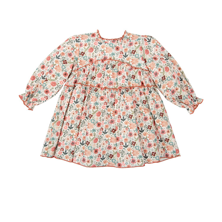 Babidu Dusty Rose Floral Dress