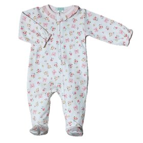 Baby Threads Bows & Flowers Footie