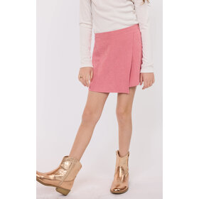 Sadie & Sage Pink Wrap Over Skort