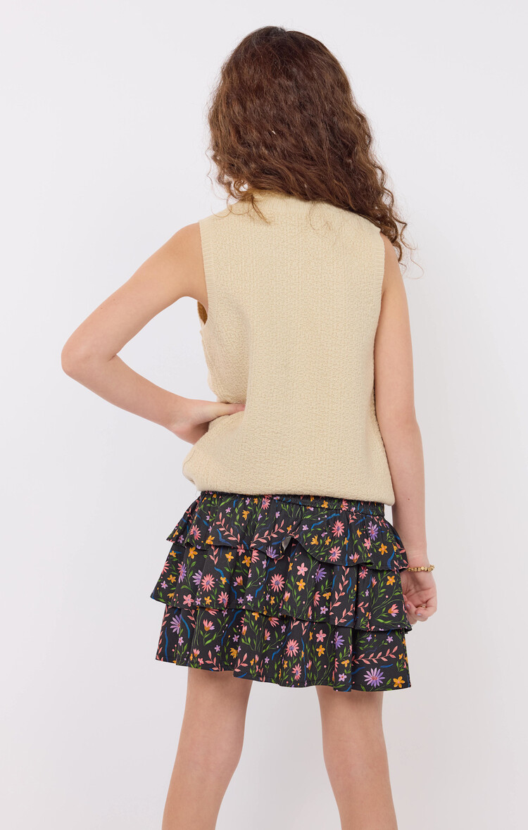 Sadie & Sage Heart Eyes Emb Sweater Vest