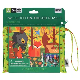 Two Sided On-the-Go Puzzle Woodland