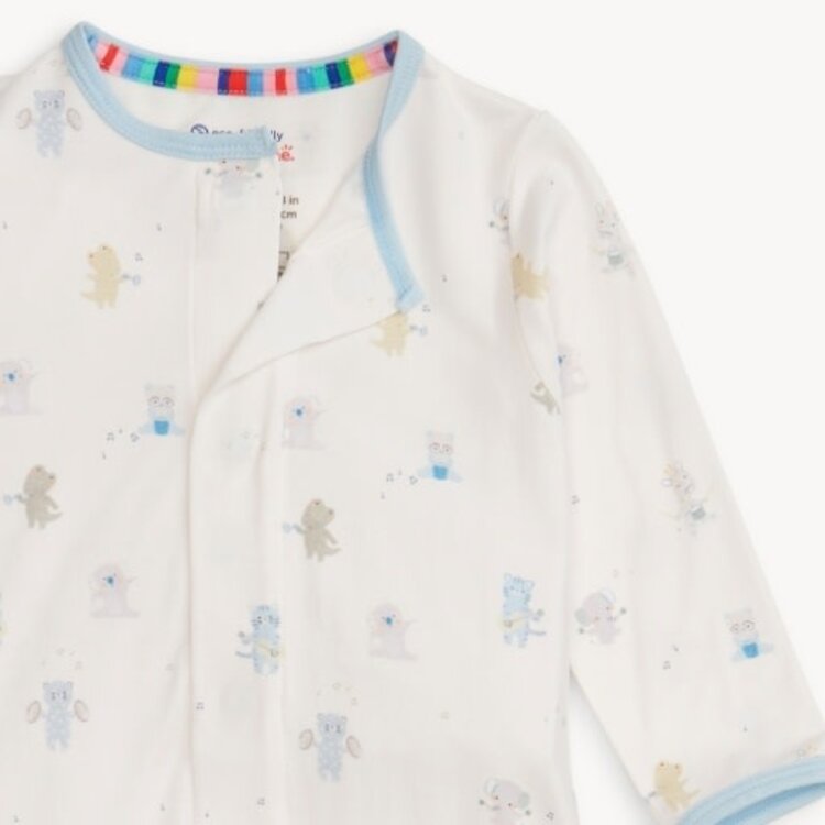 Magnetic  Me BLUE BABY BEATS MODAL FOOTIE