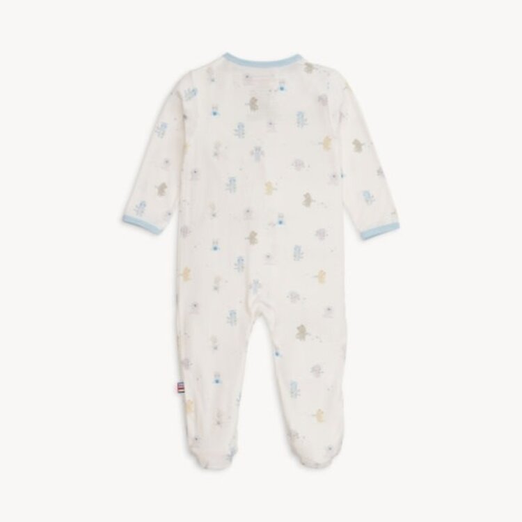 Magnetic  Me BLUE BABY BEATS MODAL FOOTIE