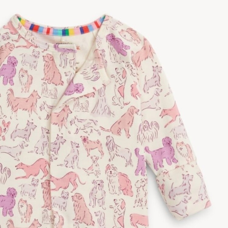 Magnetic  Me PINK IT'S A PAW-TY COVERALL