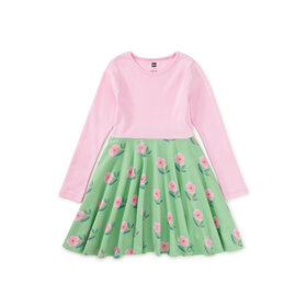 Tea Cherry Blossom Twirl Dress
