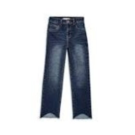 Tractr Ankle Crop Jean  w/Rounded Fray Hem