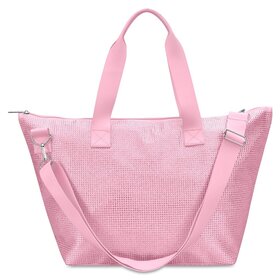 Iscream Pink Rhinestone Overnight Bag